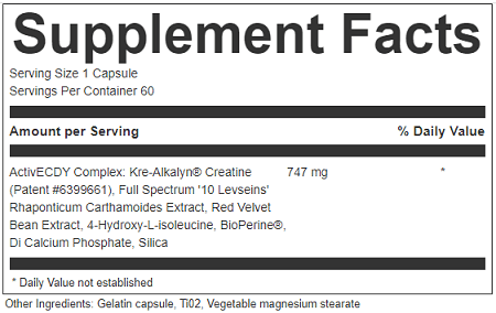 Anabolyn 747 Supplement Facts