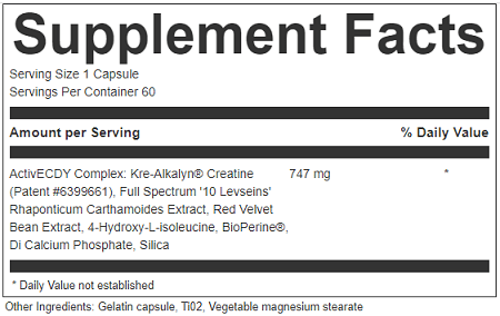 Kre-Anabolyn Supplement Facts